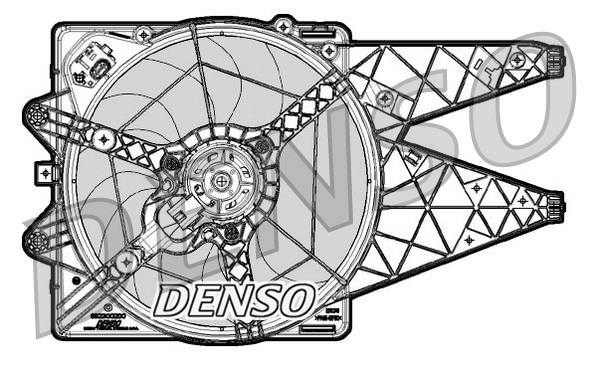 Ventilatorwiel-motorkoeling Denso DER09066