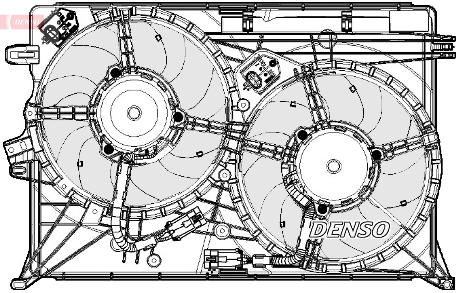 Ventilatorwiel-motorkoeling Denso DER09075