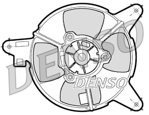 Ventilatorwiel-motorkoeling Denso DER09087