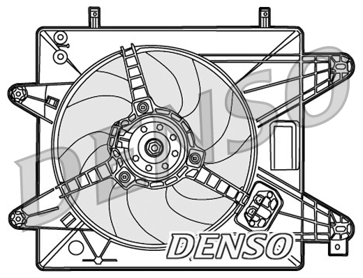 Ventilatorwiel-motorkoeling Denso DER09088