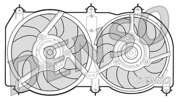 Ventilatorwiel-motorkoeling Denso DER09246