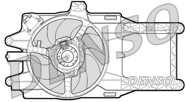 Ventilatorwiel-motorkoeling Denso DER13002