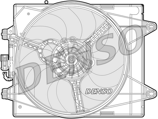 Ventilatorwiel-motorkoeling Denso DER13004