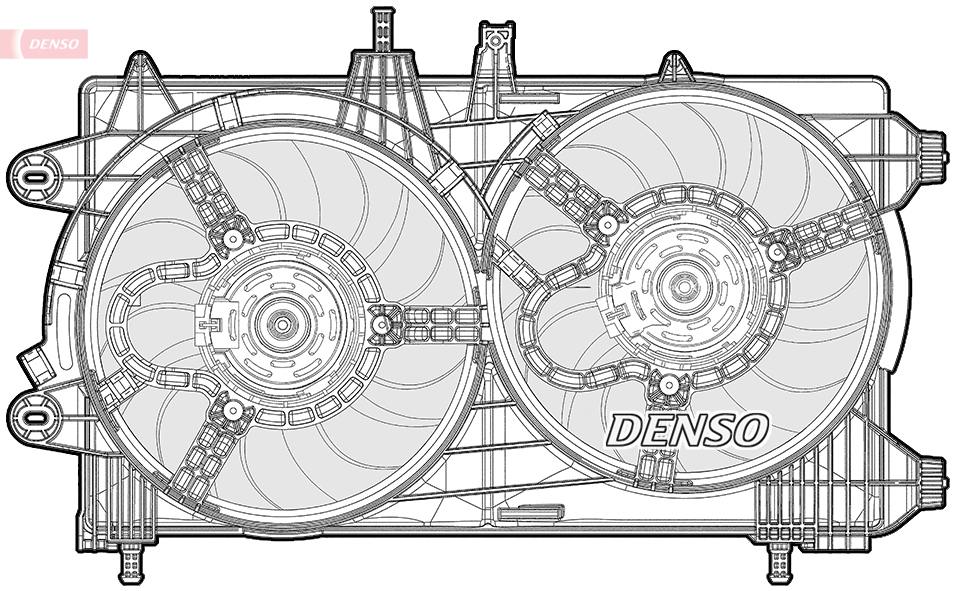 Ventilatorwiel-motorkoeling Denso DER13011