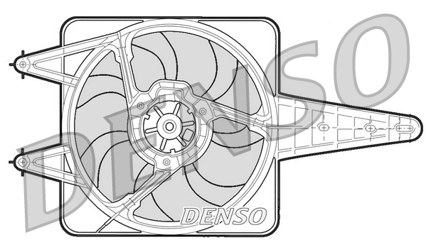 Ventilatorwiel-motorkoeling Denso DER13203