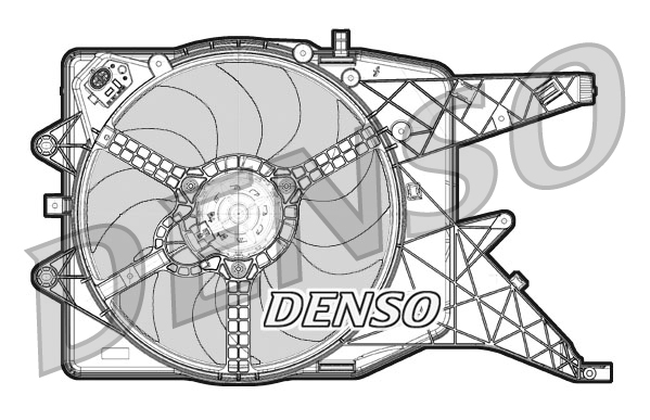 Ventilatorwiel-motorkoeling Denso DER20010