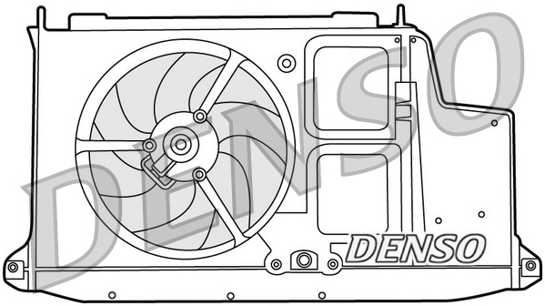 Ventilatorwiel-motorkoeling Denso DER21012