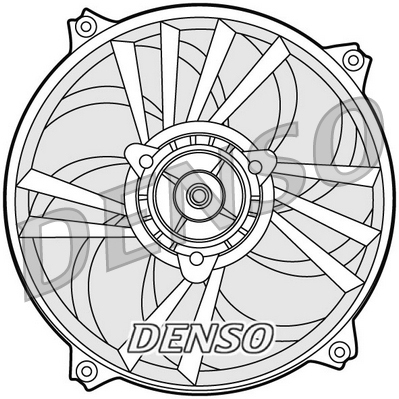 Ventilatorwiel-motorkoeling Denso DER21013