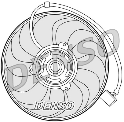 Ventilatorwiel-motorkoeling Denso DER27001