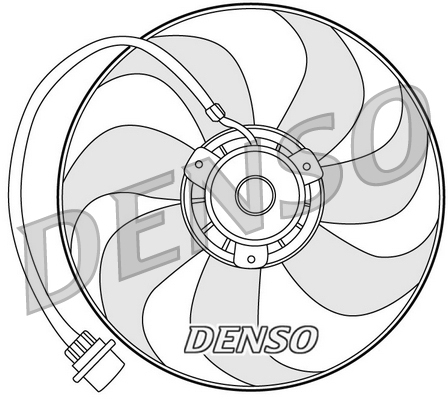 Ventilatorwiel-motorkoeling Denso DER32001