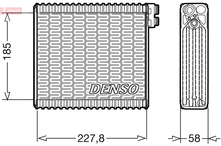 Airco verdamper Denso DEV09011