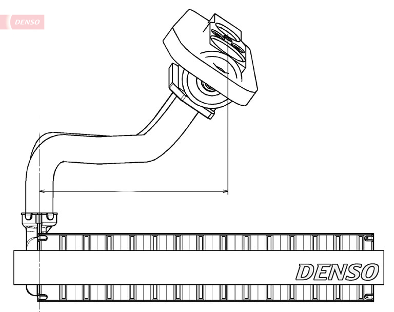 Airco verdamper Denso DEV09020