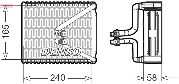 Airco verdamper Denso DEV09080