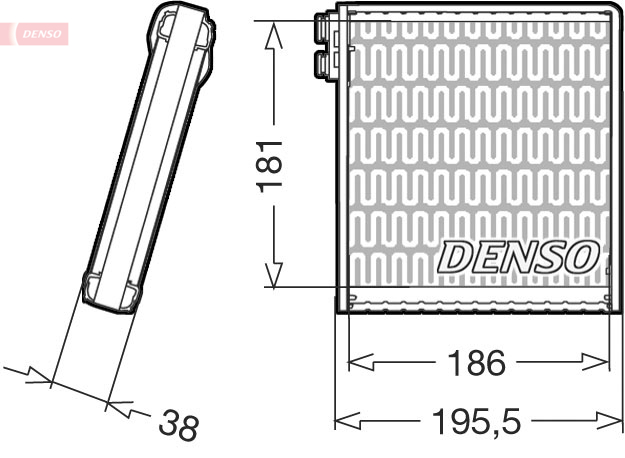 Airco verdamper Denso DEV09103