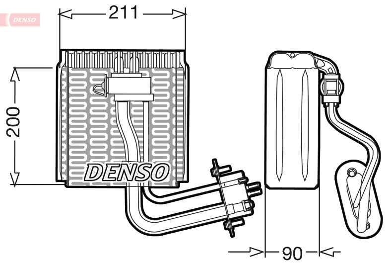 Airco verdamper Denso DEV12002