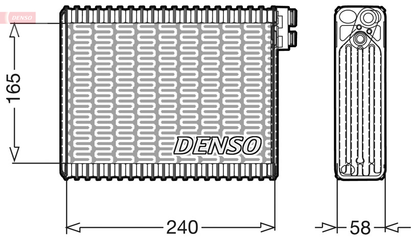 Airco verdamper Denso DEV21004