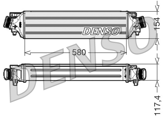 Interkoeler Denso DIT01002