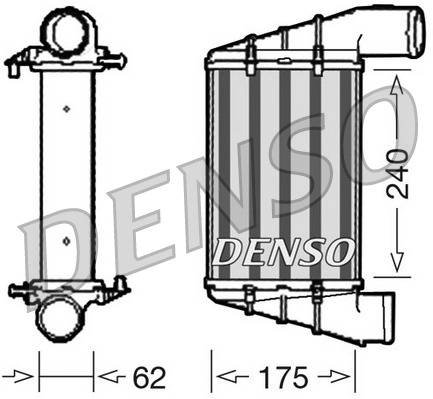 Interkoeler Denso DIT02001