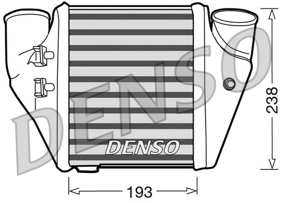 Interkoeler Denso DIT02006