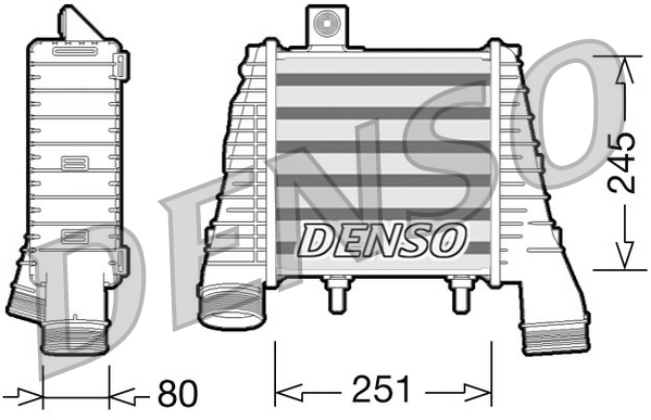 Interkoeler Denso DIT02008