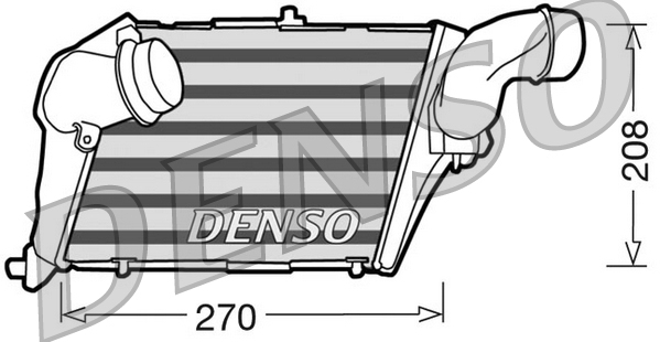 Interkoeler Denso DIT02012