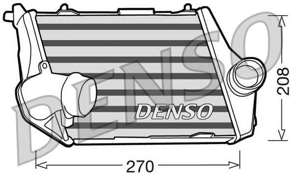 Interkoeler Denso DIT02013