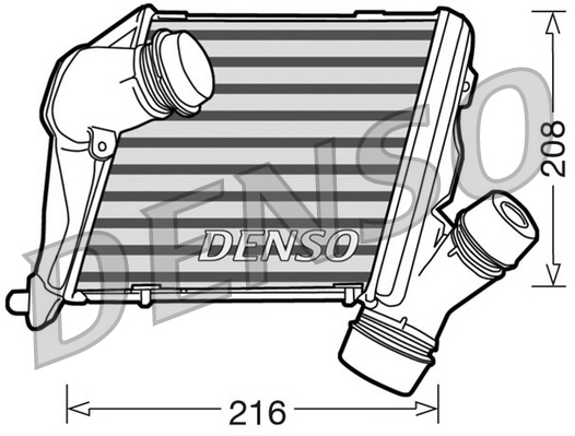 Interkoeler Denso DIT02014