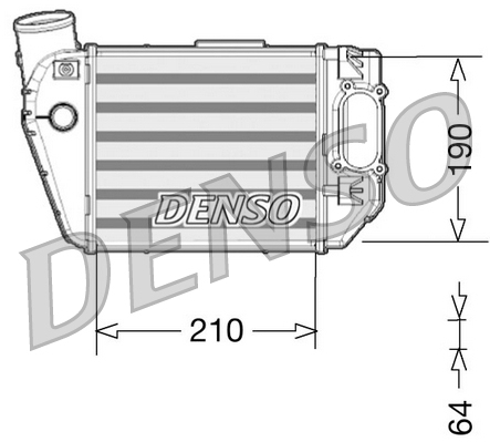Interkoeler Denso DIT02021