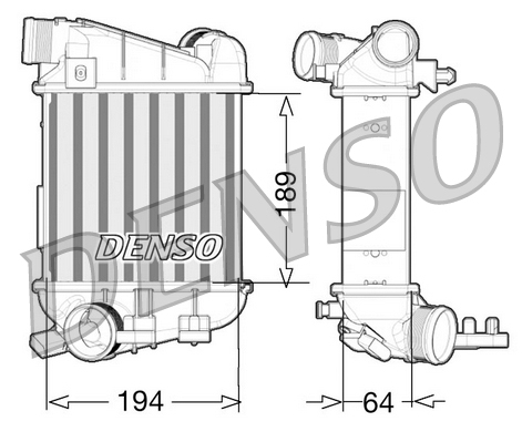 Interkoeler Denso DIT02027