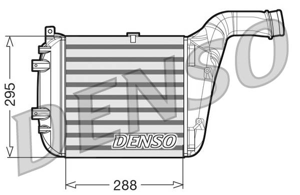 Interkoeler Denso DIT02030