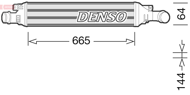 Interkoeler Denso DIT02036