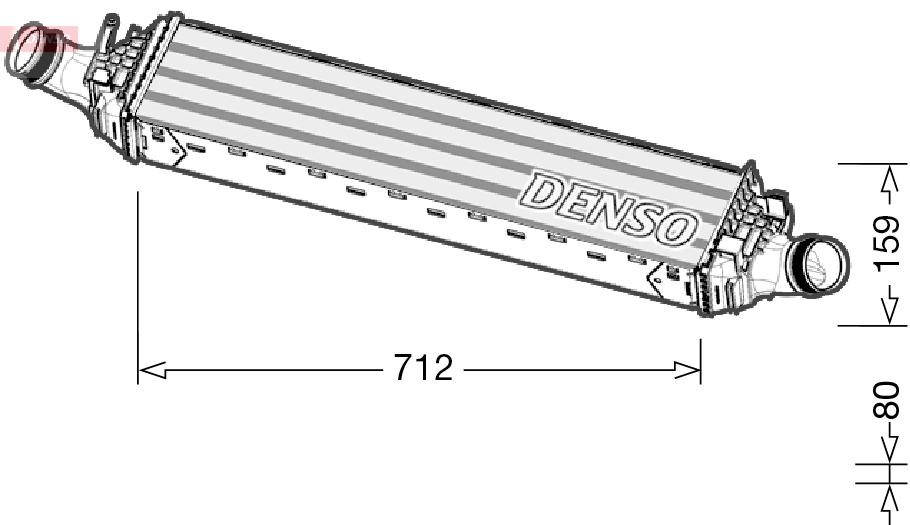 Interkoeler Denso DIT02038
