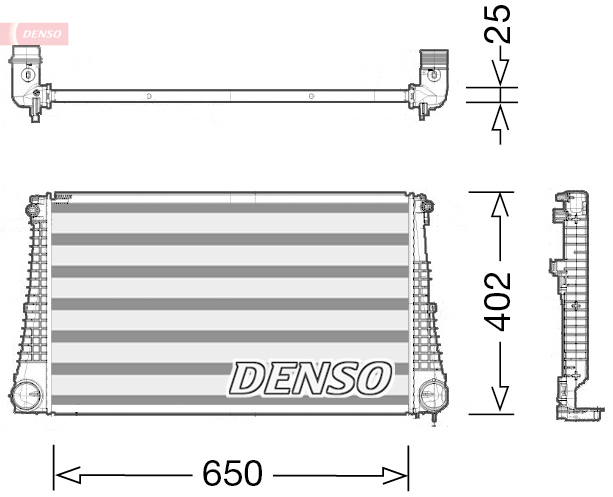 Interkoeler Denso DIT06003