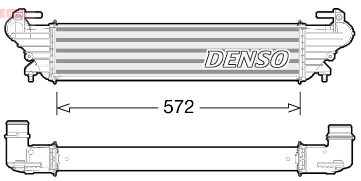 Interkoeler Denso DIT09114