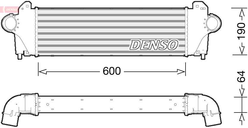 Interkoeler Denso DIT12005