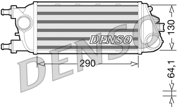 Interkoeler Denso DIT13003