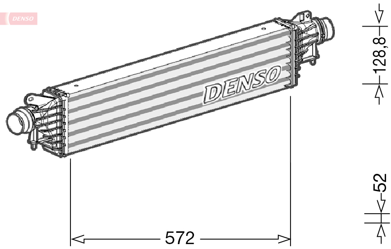 Interkoeler Denso DIT20007