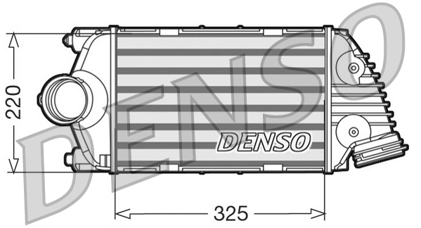 Interkoeler Denso DIT28015