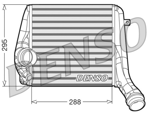 Interkoeler Denso DIT28017