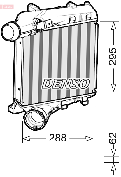 Interkoeler Denso DIT28020