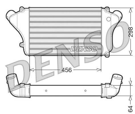 Interkoeler Denso DIT45004