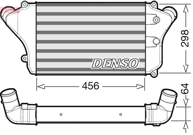 Interkoeler Denso DIT45005