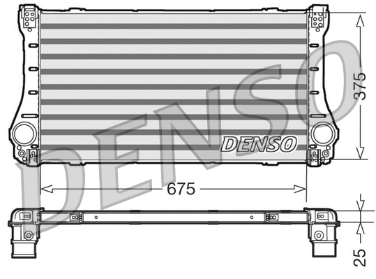 Interkoeler Denso DIT50006