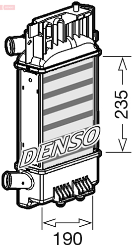 Interkoeler Denso DIT50012