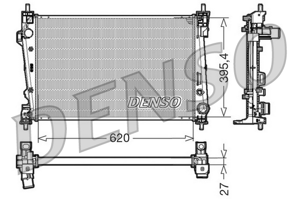 Radiateur Denso DRM01006