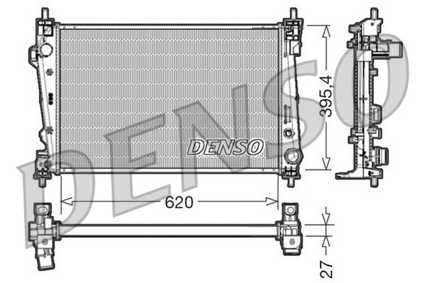 Radiateur Denso DRM01007