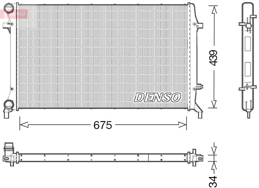 Radiateur Denso DRM02027