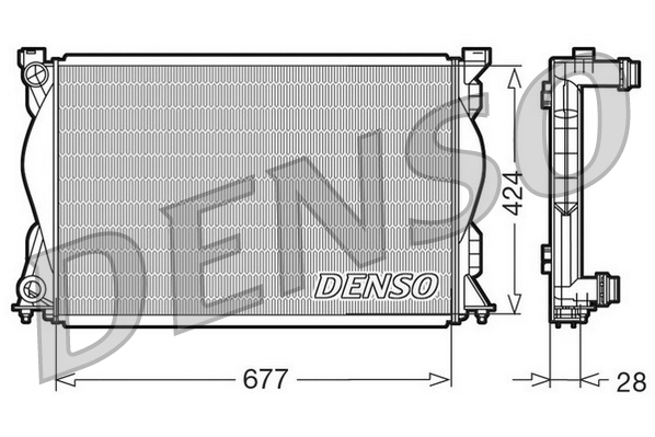 Radiateur Denso DRM02036