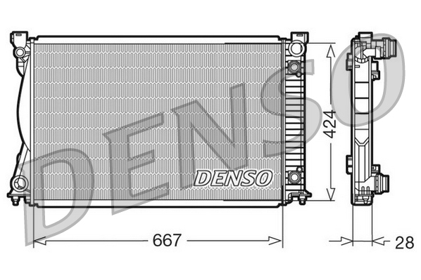 Radiateur Denso DRM02039
