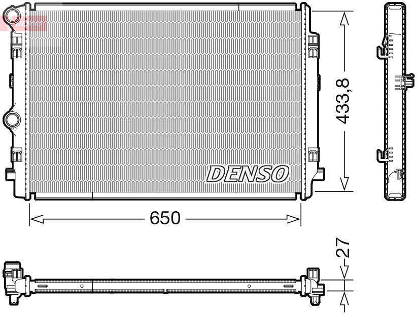 Radiateur Denso DRM02044